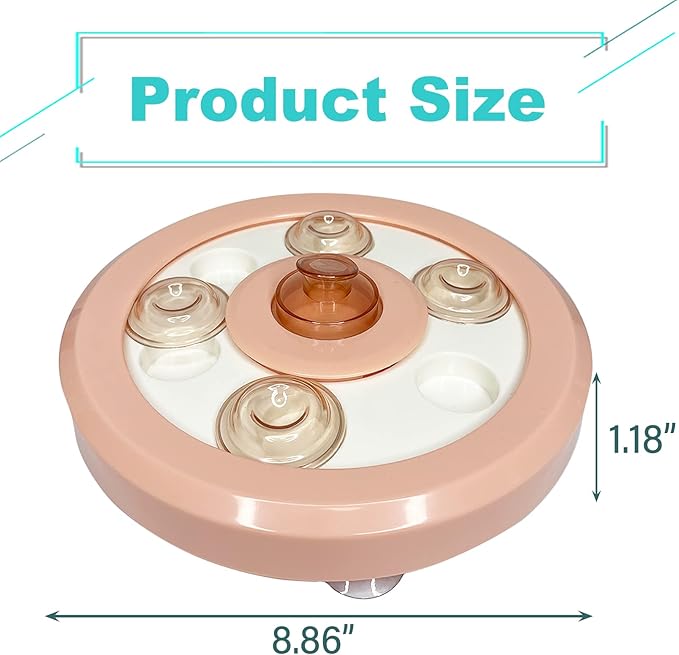 kathson Bunny Enrichment Toys Treat Dispenser Rats Foraging Toy Small Animal Interactive Puzzle ToysBoredom Breaker for Hamster Mouse Ferret Cat Dog