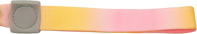 Dual Handles Bungee Dog Leash, Ombré Color Shock-Absorbing Dog Leash with 360° Swivel Clasp, for Small to Medium Dogs (4 – 5.5 ft) (Pink-Orange Ombré)