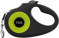 TUG 360° Tangle-Free Reflective Retractable Dog Leash | 16 ft Strong Nylon Tape (Medium)