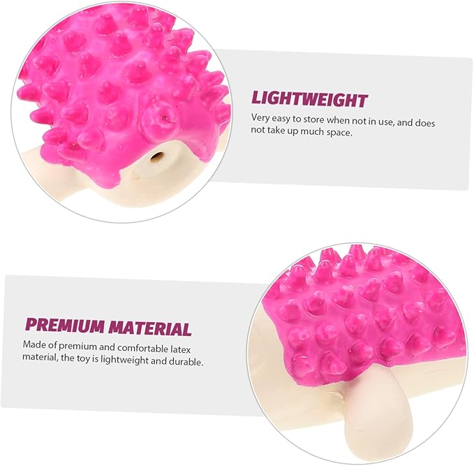 Yardwe Cartoon Design Dog Chew Toy Latex Puppy Teething Toy Squeaky Feature for Fun Pet Playtime