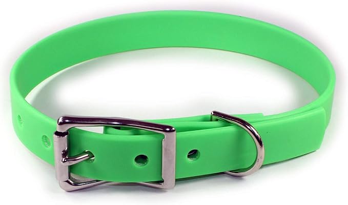 Waterproof Dog Collar (X-Large: 22"-26", Green)