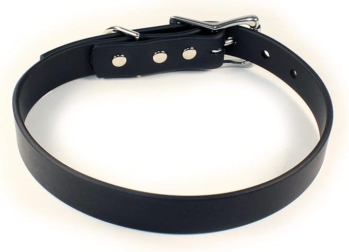 Waterproof Dog Collar (X-Large: 22"-26", Black)