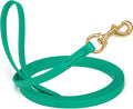 Viper Biothane K9 Working Dog Leash Waterproof Lead for Tracking Training Schutzhund Odor-Proof Long Line with Solid Brass Snap for Puppy Medium and Large Dogs, 15ft Teal