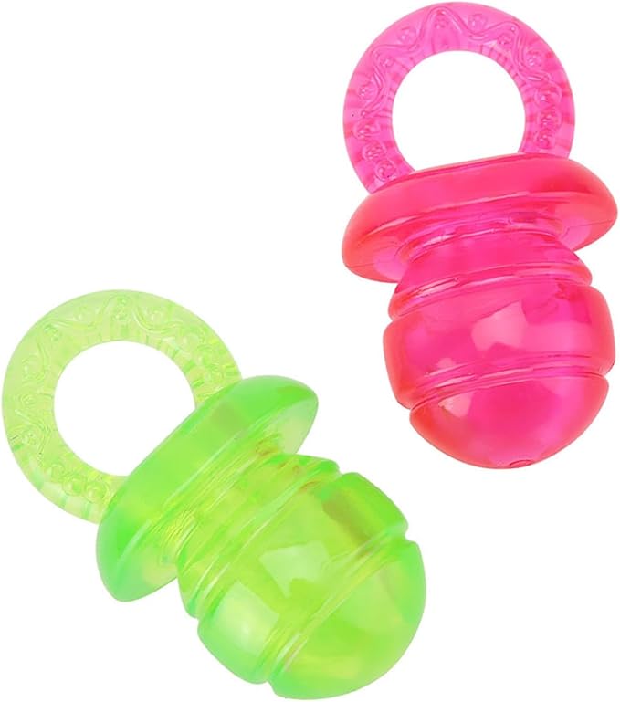 Ymiko Baby Pacifier for Puppy Dog chew Toys Dummies to Stop Chewing Dummy Toy Nook Large Dogs Rubber Dog Doggy Small Puppies Ethical Gun Training Pacifiers Biting teats