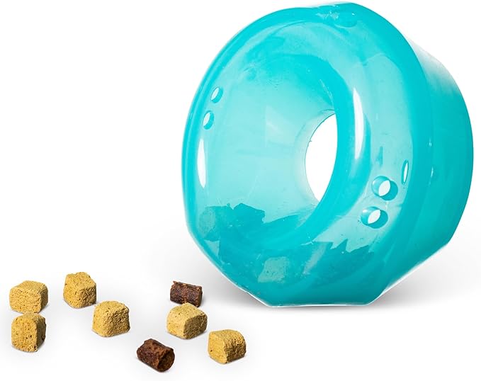 Messy Mutts Stuff’n Wobble Ball | 5” Fillable Dog Toy | Interactive Puzzle Ball for Dogs | Engaging Treat Dispensing Toy for Dogs