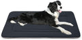 JoicyCo Dog Bed Soft Dog Crate Bed Pad Mat, 36 in Non Slip Bottom Washable Beds for Medium and Large Dogs, Pet Bed Mattress Kennel Pad, Dark Gray