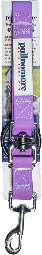 No-Pull Dog Leash, Chew Resistant, Waterproof, Durable PVC Material, Multiple Sizes and Colors (Purple, Large)