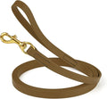 Viper Biothane K9 Working Dog Leash Waterproof Lead for Tracking Training Schutzhund Odor-Proof Long Line with Solid Brass Snap for Puppy Medium and Large Dogs, 15ft Coyote Brown