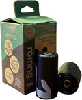 Compostable Dog Poop Bags, Plant-Based, TUV Certified, Unscented, Leak-Proof, 6 Rolls, 90 Bags, Black