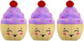 PetSport Happy Birthday Cupcake - Birthday Dog Toys, Happy Birthday Dog Toy, Certified Non-Toxic, Squeaker Inside, Durable, Super Soft, Colorfast, Cupcake Dog Toy - 4.5 Inch, 3-Pack