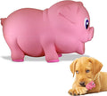 PetSport Naturflex Tiny Tots Small Pig Latex Dog Chew Toy | All-Natural Soft, Squeaky, Non-Toxic Rubber Chew Toy | Safe for Indoor Play | 3.5"