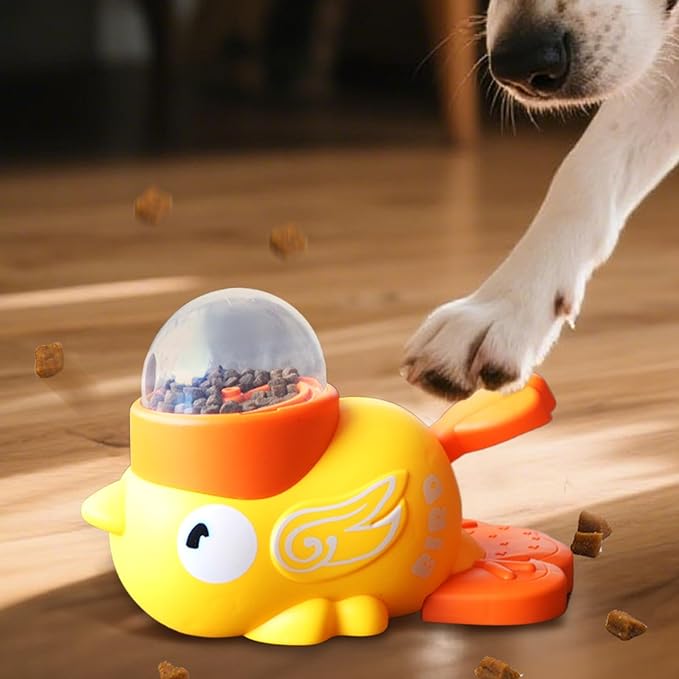 Dog Treat Dispenser Toy,Puzzle Slow Feeder | Pet Food Bowl Cat Treat Dispenser,for Puppy Kitten Small Medium Breed Training Boredom Travel Home Indoor