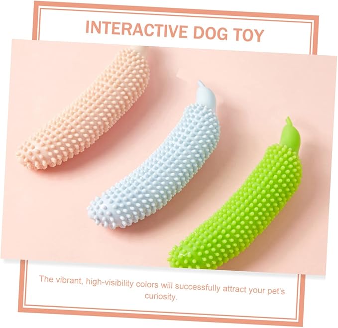 NOLITOY 5pcs Dog Chew Toy for Teething Puppies Interactive Bite Stick for Boredom Relief Made from Wear-Resistant Material Easy to Clean for Training and Playtime