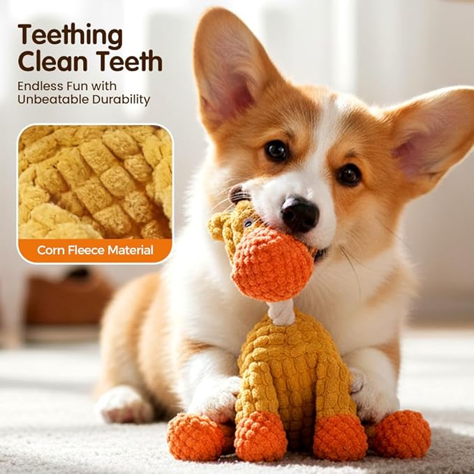 Dog Toys for Aggressive Chewers, 2026 New Durable Indestructible Dog Toy, Squeaky Interactive Puppy Toys for Small Medium Large Pets Cats Dogs to Keep Them Busy (A-Blue)
