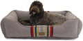 Pendleton Vintage Camp Berber Kuddler Dog Bed - Umber, X-Large (42" w x 30" d x 10½"h)