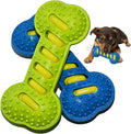 Dog Chew Toys 2 Pack for Aggressive Chewers,Durable Squeaky Medium-Sized Bone Medium, Large Breed to Keep Them Busy & Clean Teeth and Reduce Boredom or Stress Relief