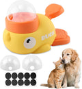 Dog Interactive Treat Dispenser, Duck-Shaped Slow Feeder Food Puzzle for Small Medium Dogs & Cats, Mental Stimulation IQ Training Enrichment Toy