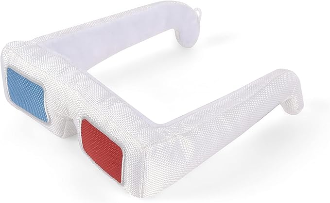 P.L.A.Y. Cute Plush Dog Toys - Hollywoof Cinema, Movie Themed Durable Squeaker Chew Toy, Great for Puppies & Small, Medium, Large Dog Breeds - Machine Washable, Recycled Materials (3-Dog 3D Glasses)