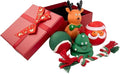 Christmas Dog Chew Toys Set Dog Gift Toy with Christmas Stocking or Xmas Gift Box Dog Toys for Aggressive Chewers Box