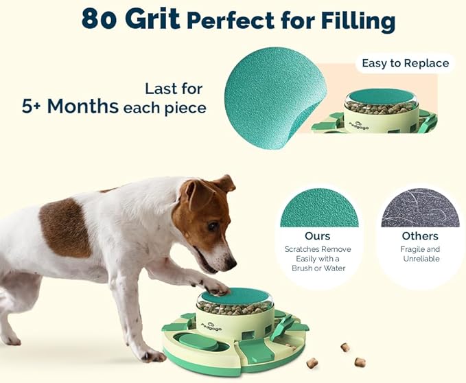 File Toy with 4 Non-Slip Pads| Dog Treat Puzzle | Slow Feeder Dog Puzzle Toy