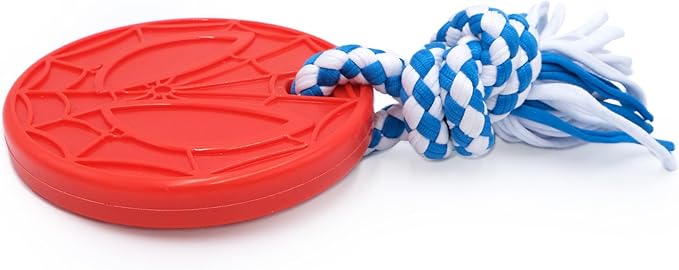 ZippyPaws Marvel ZippyTuff Teetherz - Teething Dog Toy for Puppies, Tough Dog Chew Toy for Aggressive Chewers, Spider-Man