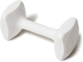 J&J Dog Supplies Obendience Retrieving Dumbell with 2" Ends, 2" Wide Bit and 9/16" Diameter Bit, White, X-Small