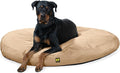 K9 Ballistics Tough Round Nesting Pillow Dog Bed - Removable Cover, Washable, Durable & Water Resistant Indoor/Outdoor Bed - Large, Tan