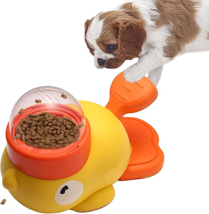 Small Dog Interactive Treat Dispenser Toy, Food Puzzle Slow Feeder