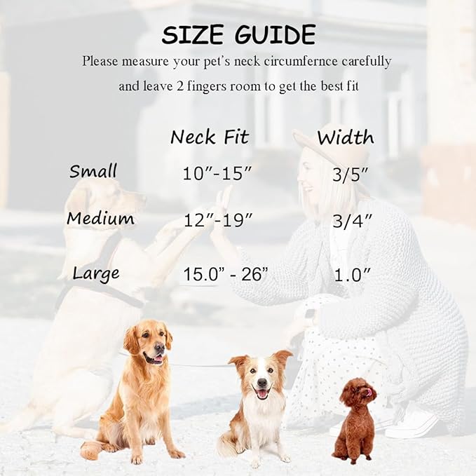 Soft Cotton Hemp Dog Collar with Metal Buckle Adjustable Tweed Dog Collars for Female Small Medium Large Dogs(Pink,Small)