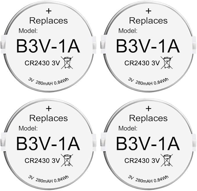 Abeden B3V 1A Lithium Replacement Batteries Compatible with High Tech Pet Single Electronic Collar Battery for Model MS-4 and MS-5(4 Pack)