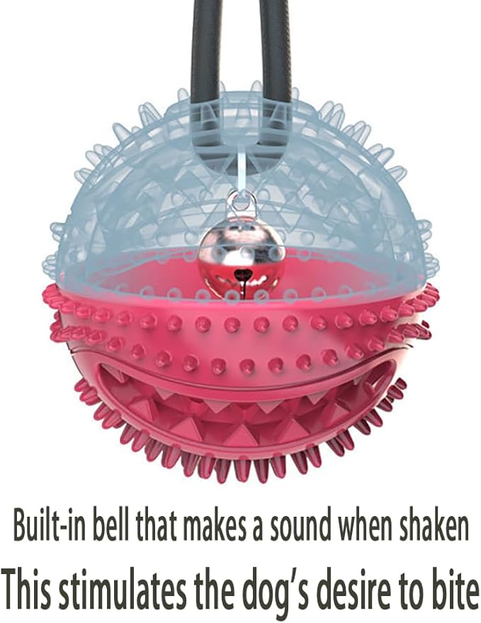Interactive Dog Toy, A Dog Toy Ball with A Built-in Sound，Dog Puzzle Treat Food Dispensing Ball Suitable for Small, Medium Sized Dog Toys