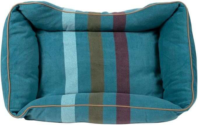 Pendleton Fleece Kuddler Dog Bed - Cabin Stripe Shale, L