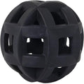 JW Pet Hol-ee Roller Extreme Dog Toy Puzzle Ball, Natural Rubber, Medium (4.5 Inch Diameter), Colors May Vary