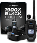 Dogtra 1900X Black Edition E-Collar - 1 Mile Range, Dogs 45 lbs+, IPX9K Waterproof, 100 Stimulation Levels, Vibration, Tone, Rechargeable - Ideal for Dog Owners and Professional Trainers
