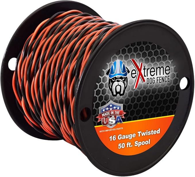 Extreme Dog Fence Max Grade Electric Dog Fence - 2 Dog Kit - 1500 Feet of Heavy Duty -Plus Maximum Duty Wire for Ultimate Performance and Reliability