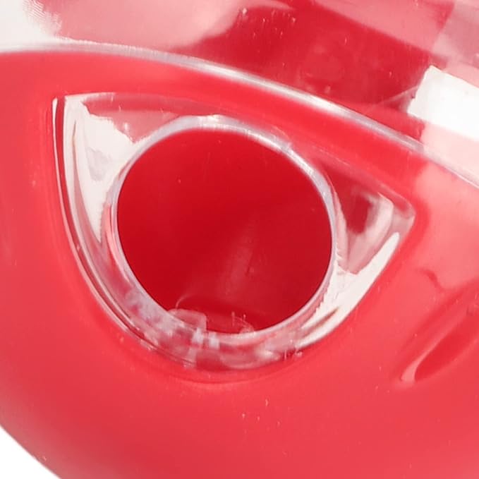 Luqeeg Cat Food Dispensing Ball Toy, Bite Interactive Pet Slow Feeder Puzzle Ball, Adjustable Cat Treat Dispensing Ball with Leakage Mouth for Small Medium Dogs & Cats