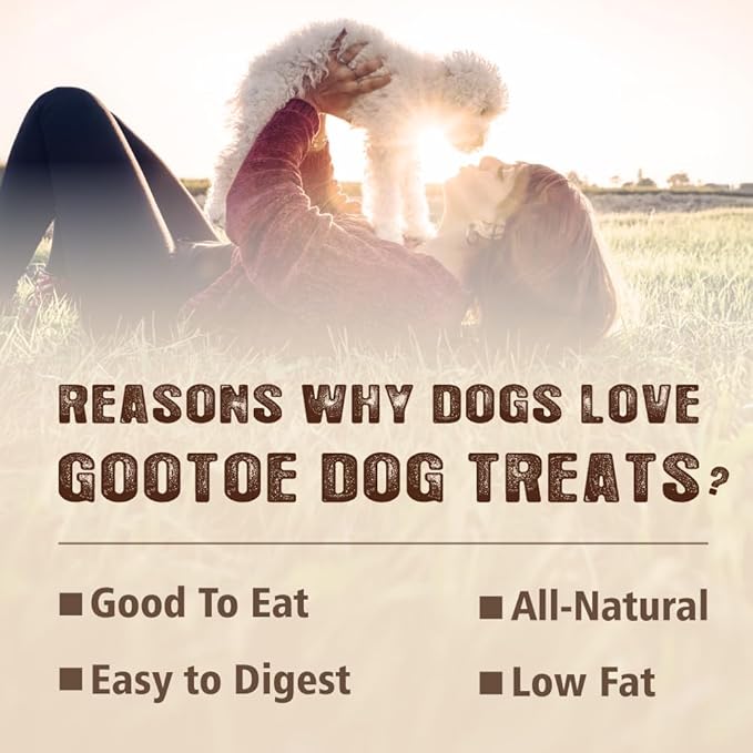 Gootoe Soft Dog Treats, Chicken Jerky - Dog Training Treats; High-Protein, Gluten-Free, Soft Jerky for Dogs, Hypoallergenic, Grain-Free, Sticks 1 lb