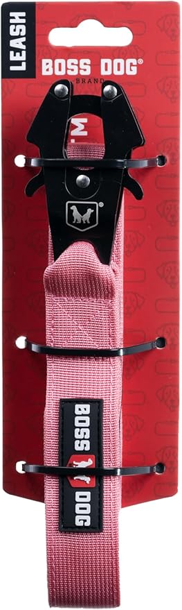 Boss Dog Tactical Leash, Pink, 6 FT