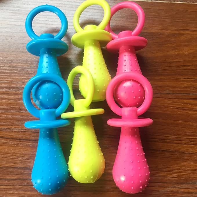 Dog Pacifier Chew Toy Pet Teeth Cleaning Pacifier Toy Puppy Molar Chewing Random Color, Pet Teething