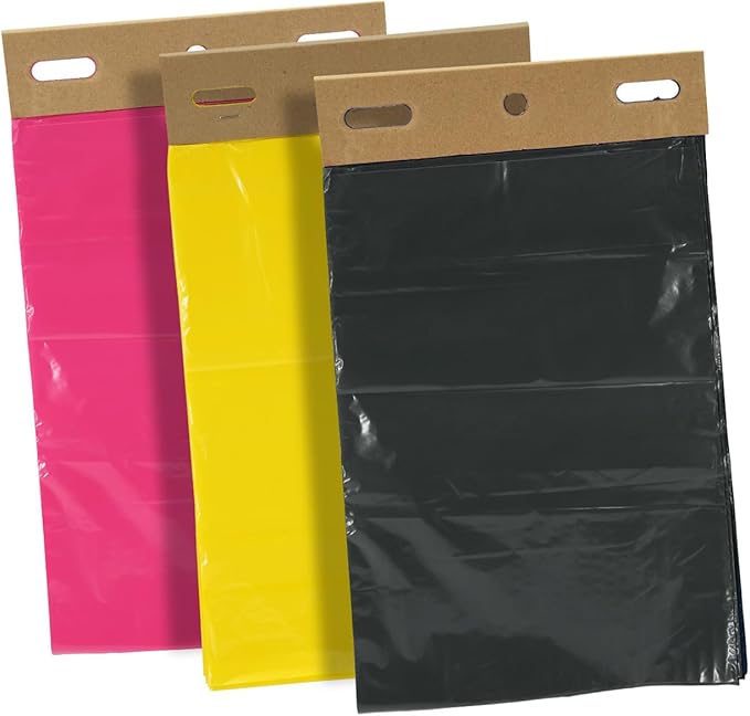 Zero Waste USA - The MITTN Bag® - MittN Dog Waste Header Bags with 7" gusset bottom creates a 'mitt' for easy pick-up - Fits all header dispensers - Dark Green 20 headers = 2,000 Bags