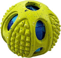 Max Fusion Made with Nike Grind, Arlee Meteor Ball Dog Toy, Toys for All Dogs, Durable & Natural Rubber Chew Toy for Play, Fetch & Chewing, Small, Yellow, 1 Count