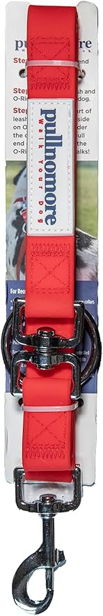 No-Pull Dog Leash, Chew Resistant, Waterproof, Durable PVC Material, Multiple Sizes and Colors (Red, Large)