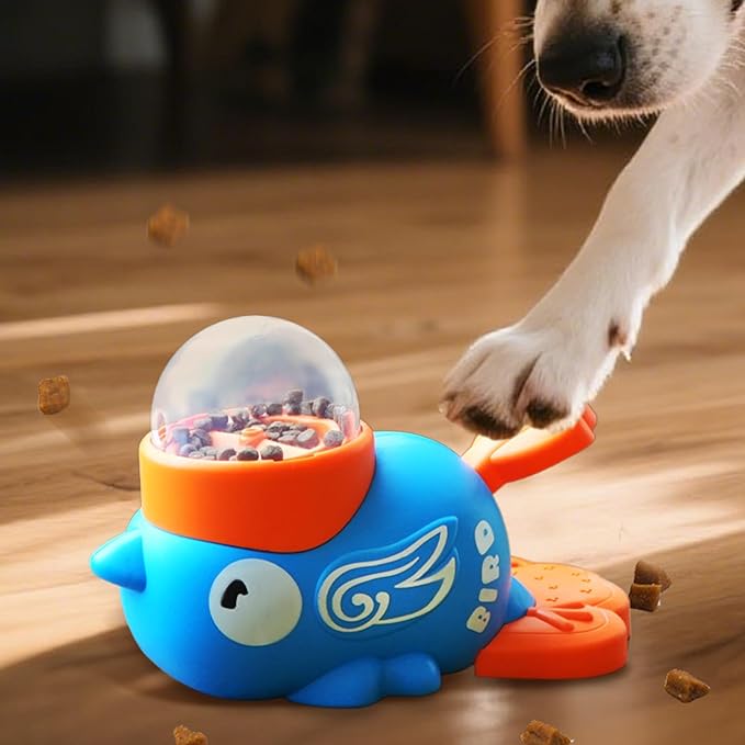 Dog Treat Dispenser Toy - Interactive Puzzle Slow Feeder,Dog Food Treat Feeding Dispenser - for Puppy Kitten Small Medium Breed Training Boredom Travel Home Indoor