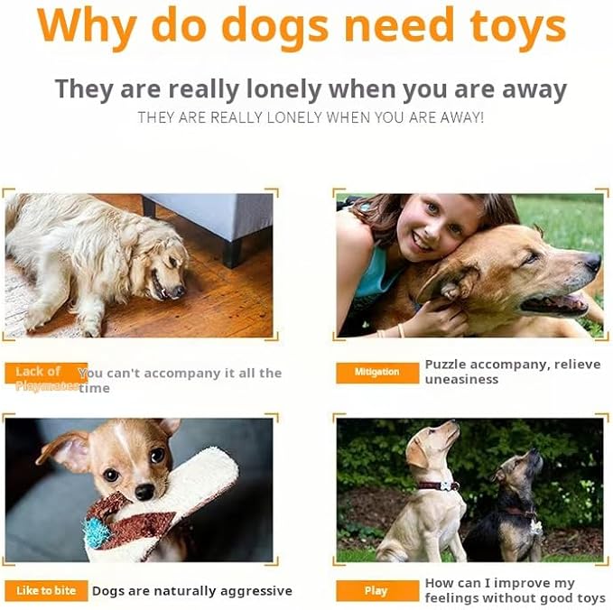 Dog Plush Toy Soft Chew Toy for Dog Cute Durable Dog Toy Stuffed Animal Dog Plush Toy Puppy Pet Mutt Toy Plush Dog Chew Toy Suitable for Large, Medium and Small Dogs 3PCS