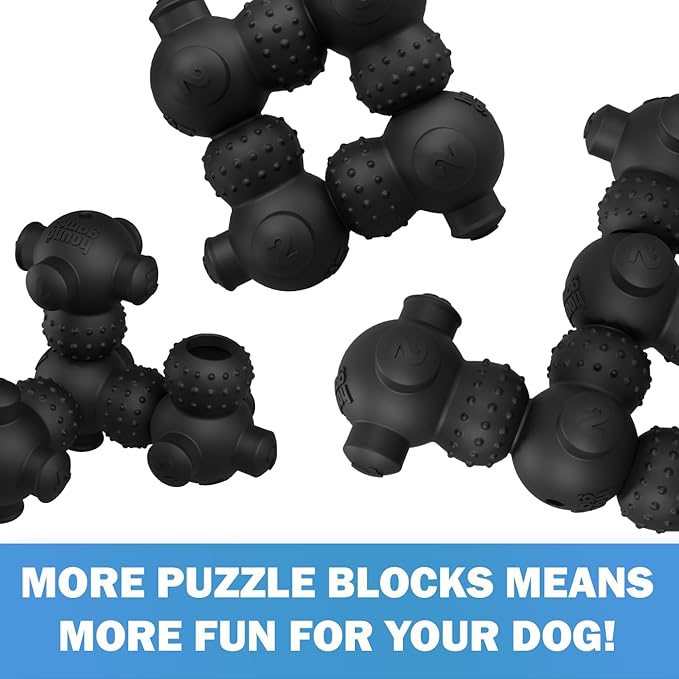 Puppy Puzzle Toys for Puppies, Interactive Treat Dispensing Dog Puzzle, Level 4 Enrichment Toys for Smart Puppies, Small and Medium Dogs, 2 Pack