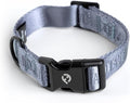 Fei & Eve Classic Dog Collar, Heavy Duty Adjustable Nylon Dog Collars with Quick-Release Buckle, Stylish & Comfortable for Daily Use, Sky Blue, S