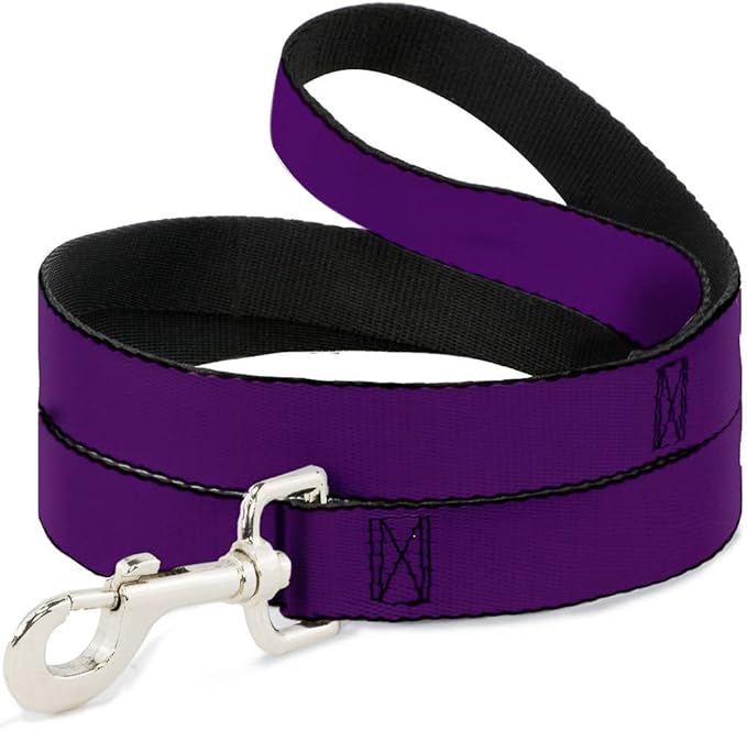 Dog Leash Purple 4 Feet Long 1.5 Inch Wide