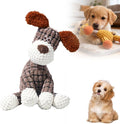 Dog Toys for Aggressive Chewers, 2026 New Durable Indestructible Dog Toy, Squeaky Interactive Puppy Toys for Small Medium Large Pets Cats Dogs to Keep Them Busy (A-Brown)