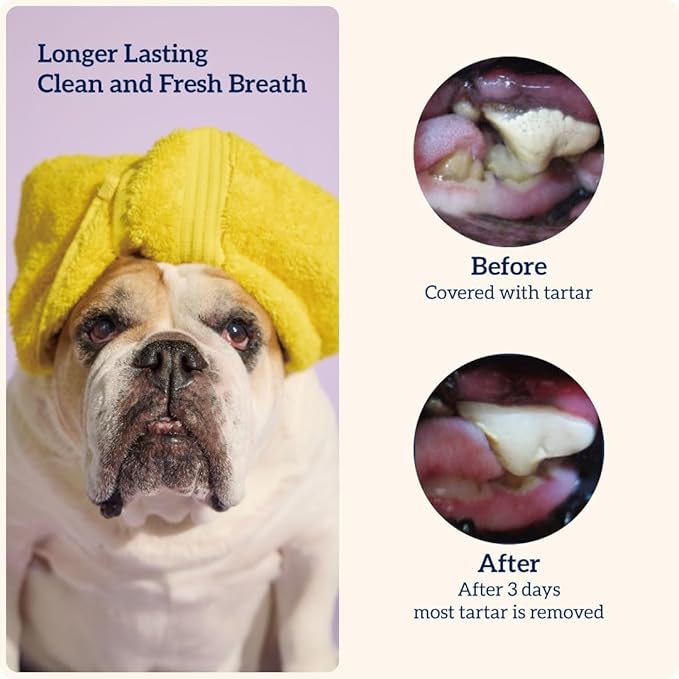 Groovies Flexible, Yet Moderately Tough Daily Dog Dental Chews. Powered by USA-Patented DentalFit Technology. No Added Gluten, No Artificial Flavors or Colors. Original 6oz (Small 22Chews)