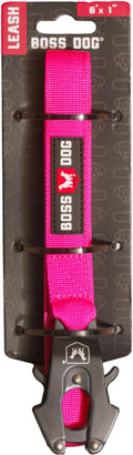 Boss Dog Tactical Leash, Hot Pink, 6 FT